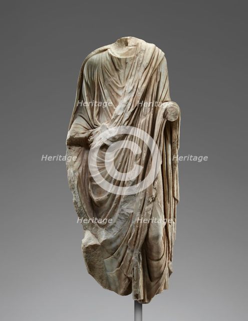 Statue of a Man Wearing a Toga, A.D. 50-100. Creator: Unknown.