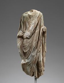 Statue of a Man Wearing a Toga, A.D. 50-100. Creator: Unknown