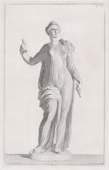 Statue of a Muse, 1734. Creator: Carlo Orsolini