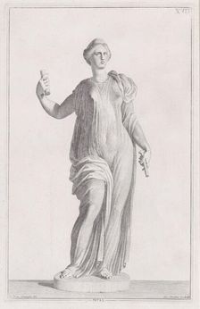 Statue of a Muse, 1734. Creator: Carlo Orsolini