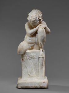 Statue of a Seated Cupid, first half of 2nd century A.D. Creator: Unknown