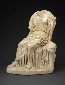 Statue of a Seated Woman, 2nd century. Creator: Unknown
