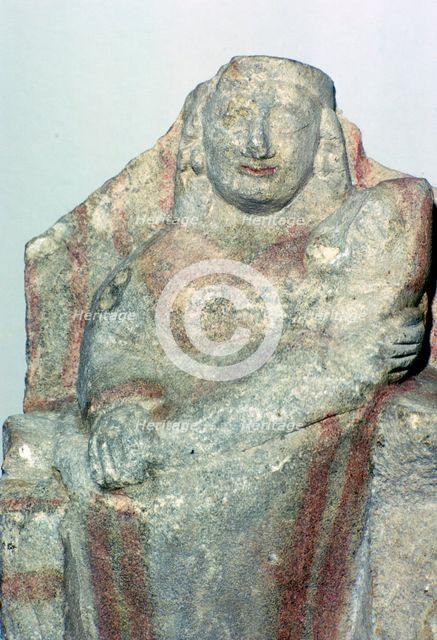 Statue of a Phoenician mother-goddess. Artist: Unknown