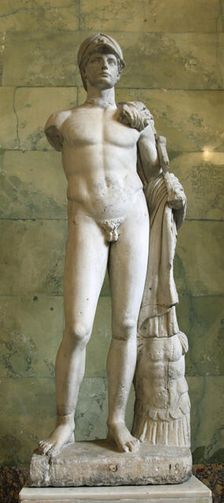 Statue of a Roman as a hero, 1st century