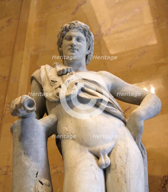 Statue of a resting satyr. Artist: Unknown