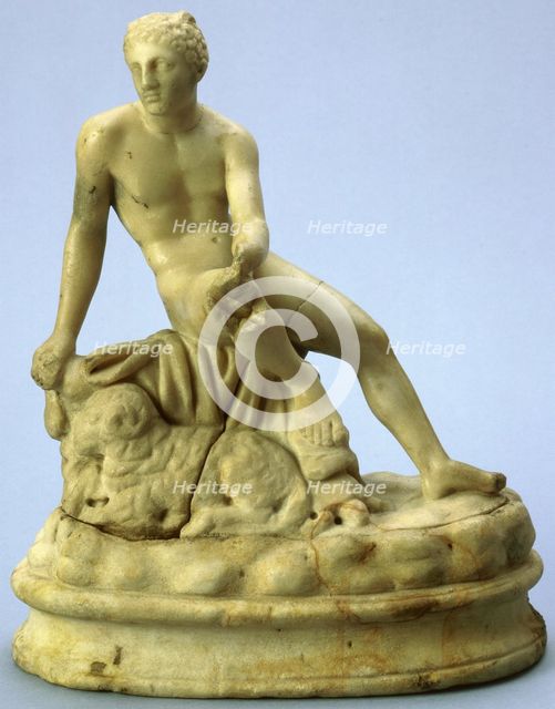 Statue of a young man, Roman, 2nd century AD.  Creator: Unknown.