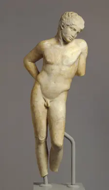 Statue of a Youth (\Narcissus\ type), 2nd century A.D. Creator: Unknown