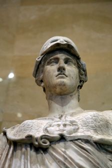 Statue of Athena, Goddess of Wisdom and Just War, and patroness of crafts, 2nd century