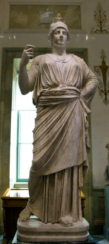 Statue of Athena, Goddess of Wisdom and Just War, and patroness of crafts, 2nd century