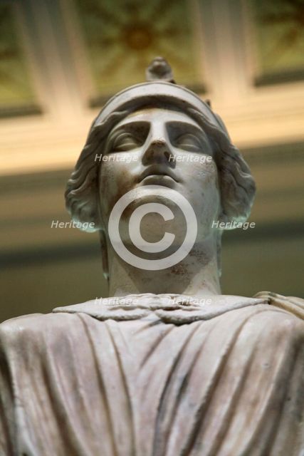 Statue of Athena, Goddess of Wisdom and Just War, and patroness of crafts, 2nd century. Artist: Unknown
