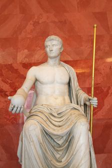 Statue of Augustus as Jupiter, first half of 1st century BC