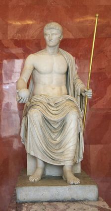 Statue of Augustus as Jupiter, first half of 1st century BC