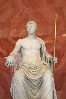 Statue of Augustus as Jupiter, first half of 1st century BC