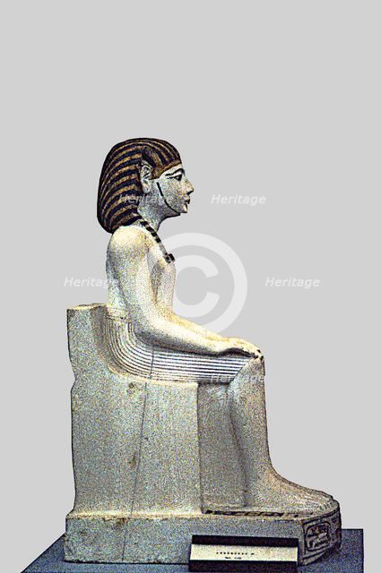 Statue of Amenhotep I (1558 - 1530 a.C.), pharaoh of the XVIII dynasty.