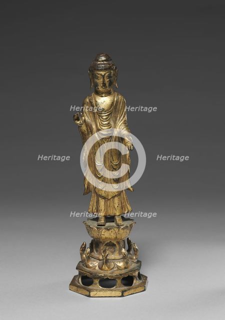 Statue of Amitabha, 800s. Creator: Unknown.