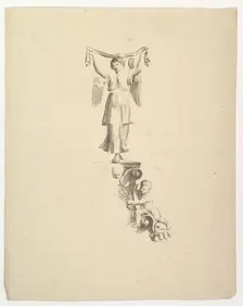 Statue of an Angel. Creator: Claude Mellan