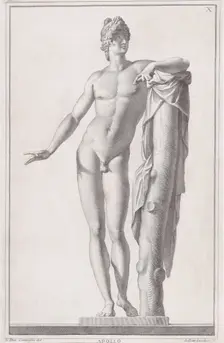 Statue of Apollo, 1734. Creator: Giovanni Battista Jacoboni