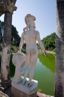 Statue of Ares/Hermes, Hadrian's Villa, Tivoli, Italy. Creator: Samuel Magal
