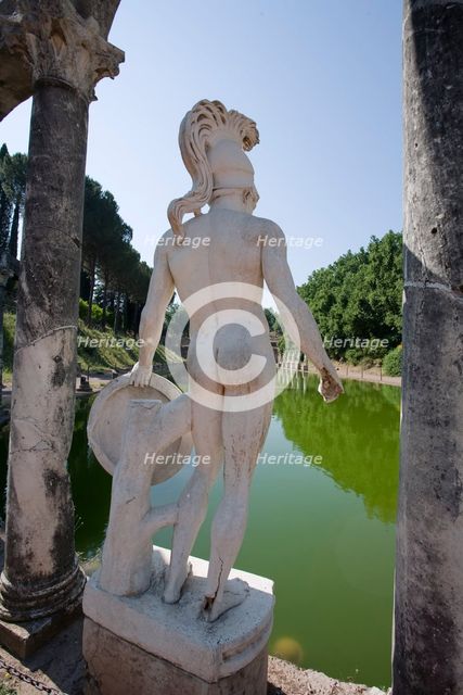 Statue of Ares/Hermes, Hadrian's Villa, Tivoli, Italy. Creator: Samuel Magal.