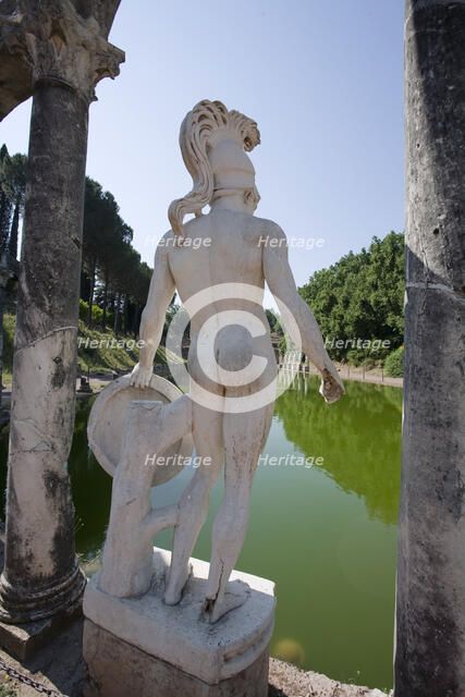 Statue of Ares/Hermes, Hadrian's Villa, Tivoli, Italy. Artist: Samuel Magal