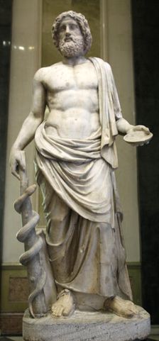 Statue of Asklepios, Greek God of Healing, early 2nd century