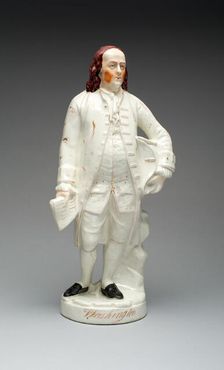 Statue of Benjamin Franklin, 1800/80. Creator: Unknown