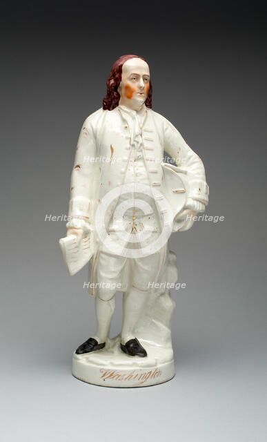 Statue of Benjamin Franklin, 1800/80. Creator: Unknown.