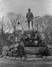 Statue of Capt. Parker, Lexington, Mass., c1902. Creator: Unknown