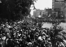 Statue of Commodore John Barry unveiled, Washington DC, 16 May 1914. Creator: Harris & Ewing