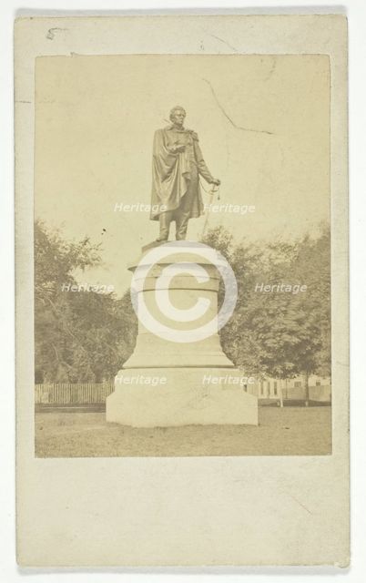 Statue of Commodore Matthew Perry, 1850/89. Creator: Joshua Appleby Williams.