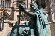 Statue of Constantine the Great, York, North Yorkshire. Creator: Peter Thompson