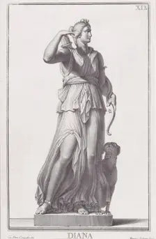 Statue of Diana, 1734. Creator: Giovanni Domenico Campiglia
