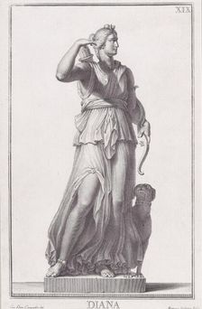 Statue of Diana, 1734. Creator: Giovanni Domenico Campiglia