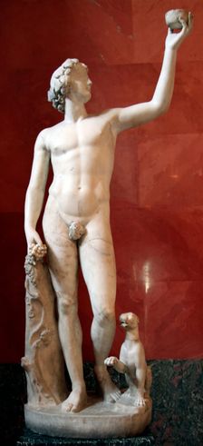Statue of Dionysus, God of Wine and patron of wine making