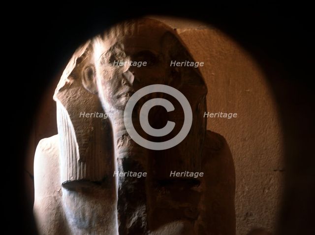 Statue of Djoser (Zoser), Ancient Egyptian, 27th century BC. Artist: Unknown