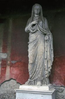 Statue of Eumachia, 1st century. Creator: Unknown