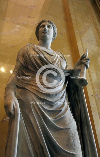 Statue of Euterpe, Muse of Poetry. Artist: Unknown