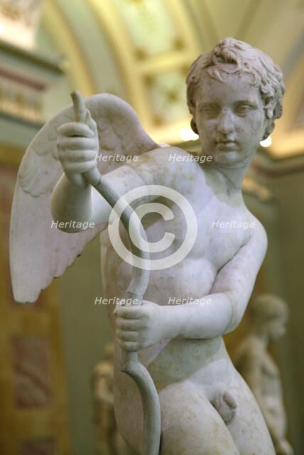 Statue of Eros drawing his bow, 2nd century. Artist: Unknown