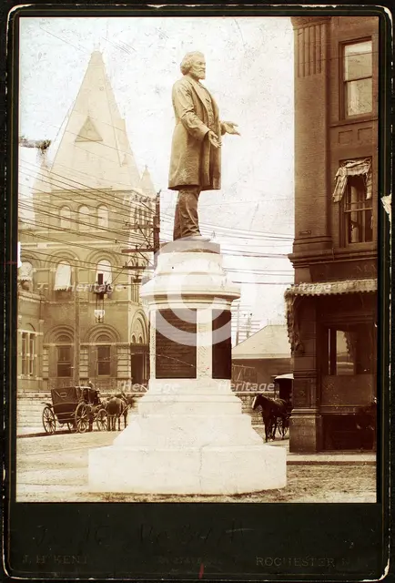 Statue of Frederick Douglass, (1890-1900?). Creator: Unknown.