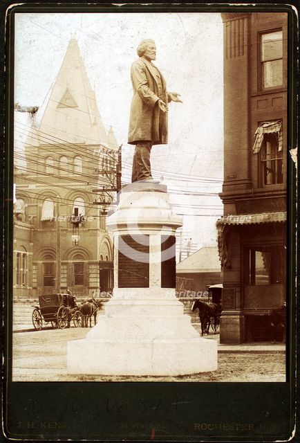 Statue of Frederick Douglass, (1890-1900?). Creator: Unknown.
