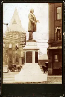Statue of Frederick Douglass, (1890-1900?). Creator: Unknown
