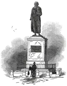 Statue of Gutemburg, at Mayence, 1845. Creator: Unknown