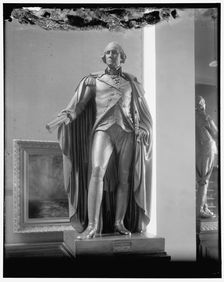 Statue of George Washington, between 1910 and 1920. Creator: Harris & Ewing