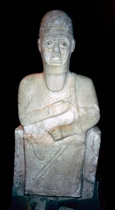 Statue of Idrimi, Late Bronze Age/Syrian, 16th century BC