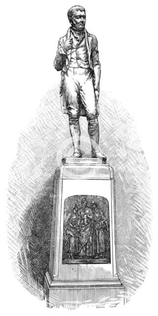 Statue of James Tannahill, the poet, at Paisley, 1883. Creator: Unknown.