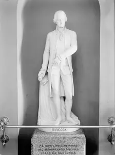 Statue of John Hancock, 1914. Creator: Harris & Ewing