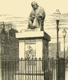 Statue of Johnson 1898. Creator: Unknown