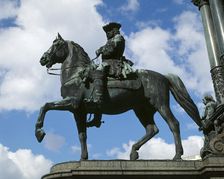 Statue of Ludwig Andreas von Khevenhuller, Vienna, Austria, 1999. Creator: LTL
