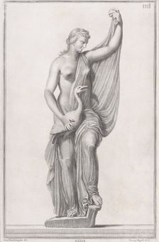 Statue of Leda and the Swan, 1734. Creators: Cosimo Mogalli, Giovanni Domenico Campiglia