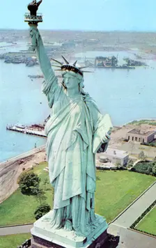 Statue of Liberty, New York City, New York, USA, 1956